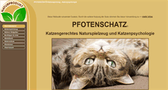 Desktop Screenshot of pfotenschatz.de